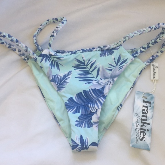 Frankie’s Bikinis Mimi Cheeky Hawaiian Mist Braid - Picture 3 of 3